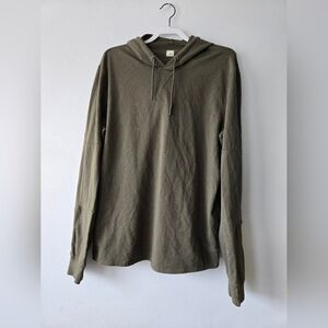 Sweet Tailor green pullover with hood men's
